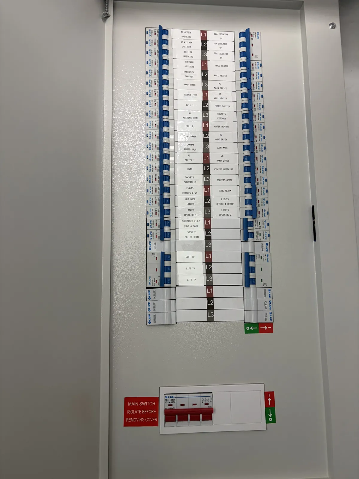 Power Pulse electrical work in Stockport Town Centre